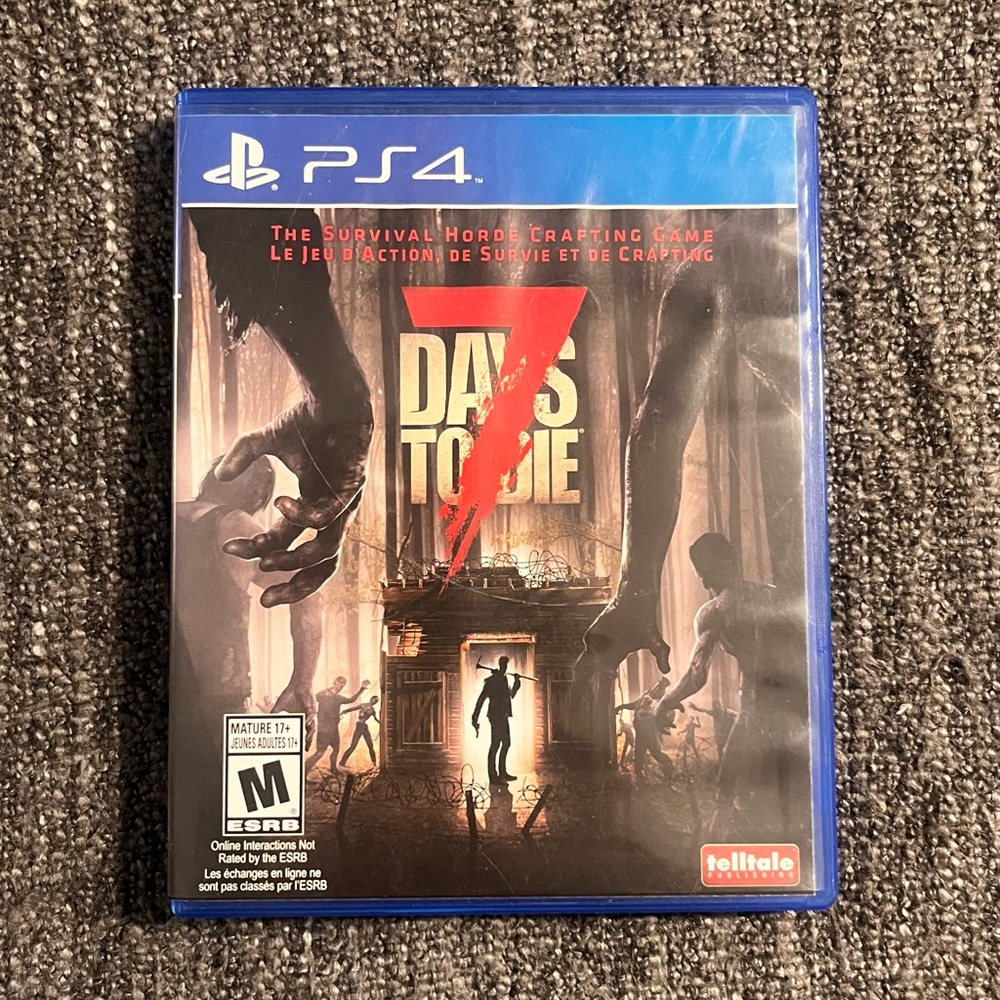 7 Days To Die Sony Playstation‎ 4 PS4 Game